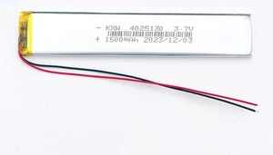 4025130 1500mAh 3,7V Li-lon Polymer Akkus für Schrankbeleuchtung Notlicht - Bild 1 von 4