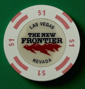 NEW FRONTIER CASINO LAS VEGAS $1 CASINO CHIP - Picture 1 of 4