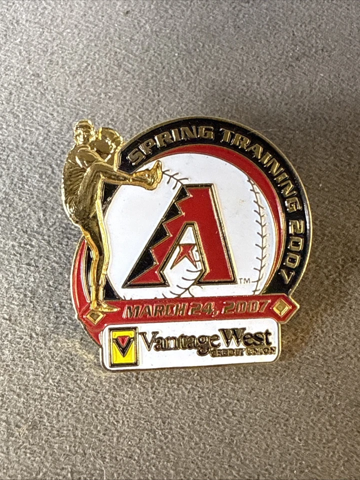 Arizona Diamondbacks Spring Training 2007 Lapel Pin Vantage West Credit Union - Image 1 of 2