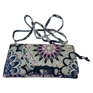 Vera Bradley RFID Wallet Crossbody Mimosa Medallion - Picture 1 of 6