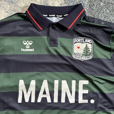 PORTLAND HEARTS OF PINE STRiPED WOODS & WATER L/S POLO CUELLO JERSEY L.L.BEAN Foto 1 de 4