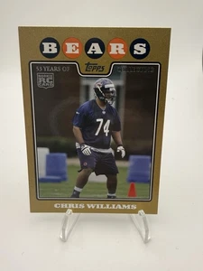 2008 Topps - Chris Williams #374 Gold Border/2008 (RC) - Imagen 1 de 3