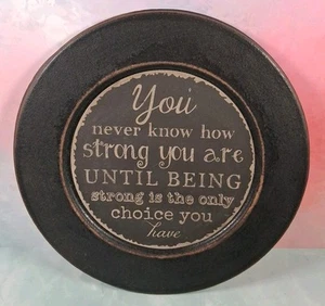 BARBARA LLOYD Country Hearthside Collection "...Strong You Are" Decorative Plate - Picture 1 of 12