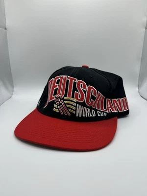 USA World Cup Deutschland Vintage 1994 Sombrero Negro Y Rojo Apex One Años 90 SnapBack Foto 1 de 4
