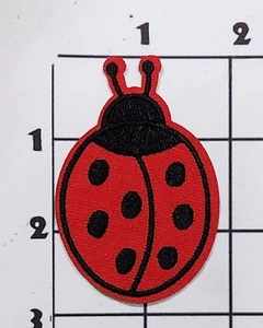 Ladybug Patch Iron On Embroidered Costume Cosplay Upcycle - Picture 1 of 1