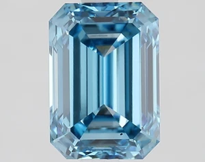 2.04 CT Emerald Lab Grown Diamonds Ethical Engagement Ring Sustainable Jewelry - Picture 1 of 5