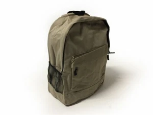 ZAINO CARTELLA SCUOLA TREKKING TEMPO LIBERO IN TESSUTO BEIGE - - Foto 1 di 3