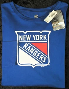 Womens NHL New York Rangers Hockey Long Sleeve Crew Neck Tee Shirt - NWT - Picture 1 of 5