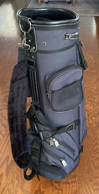 Bolsa de golf Knight carro divisor de 6 vías correa acolchada negra para el hombro ⛳ capucha para lluvia Foto 1 de 4