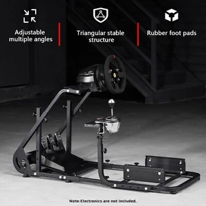 Dardoo Racing Simulator Cockpit Fits for Logitech G923 G920 G29 GPRO T300RS - Picture 1 of 4