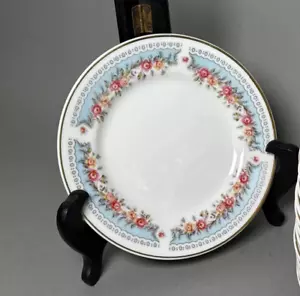 Vintage Pair TATUNG Durable China Bread / Side Plates - Silhouette Art - Taiwan - Picture 1 of 3
