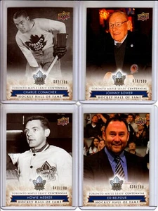 2017-18 Toronto Maple Leafs Centennial Gold #159 Johnny Bower /100 - BREAK SET - Picture 1 of 1