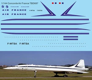 1/144 Decals für Concorde Air France First livery TBD687 - Bild 1 von 1