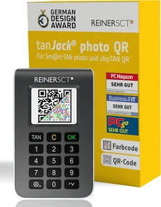 REINER SCT Tanjack Photo QR I Chip Chiptan-Tan Generator Für Online Banking - Bild 1 von 12