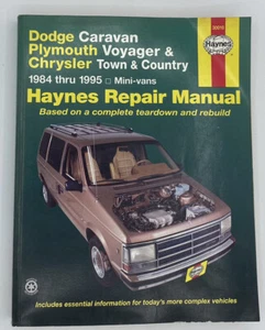 1984-1995 Dodge Caravan Chrysler Town & Country Haynes Car Repair Manual Book - Bild 1 von 8