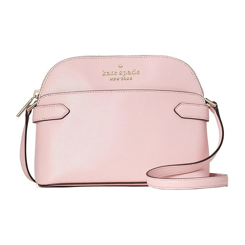 Kate Spade Staci Dome Crossbody Saffiano Leather Light Crepe Wkr00645