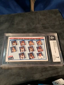 1991-92 Hoops McDonald's Dream Team USA Michael Jordan #62, USA TEAM BECKETT - Picture 1 of 5