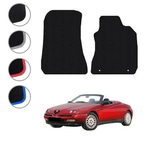 Car Mats for Alfa Romeo Spider (2005-2010) Carpet Colour Trim Tailored Fit Set - Picture 1 of 35
