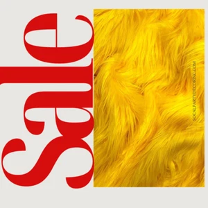 YELLOW - Shaggy Long Pile Faux Fur Fabric By Yard | Faux Fur | High Quality - Picture 1 of 2