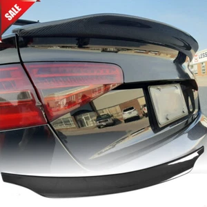 Alerón trasero Highkick de carbono real para Audi S5 RS5 cupé 2009-2016 labio del ala - Imagen 1 de 13