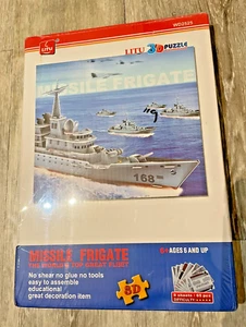 LITU 3D Puzzle Assemblato Mondo WD2525 Fregata Missili Flotta Spedizione 65 Pz * NUOVO! - Foto 1 di 2