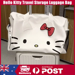 Hello Kitty Travel Storage Luggage Gym Weekender Shoulder Bag Sport Sanrio Carry - Picture 1 of 8