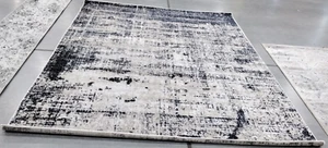 GOLD / NAVY 8' X 10' Back Stain Rug, Reduced Price 1172736613 ADR207C-8 - Picture 1 of 4