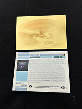 STAR TREK 1992 IMPEL GOLD HOLOGRAM THE NEXT GENERATION U.S.S. ENTERPRISE CARD