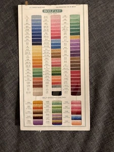 Coats Clark’s Embroidery Floss Sample Card 4.5” X 8.25” - Picture 1 of 21