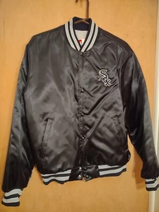 Vintage Swingster 80s-90s Chicago White Sox Snap Button Jacket Satin Men’s Med - Picture 1 of 4