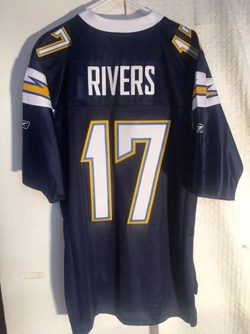 Reebok Premier NFL Jersey San Diego Chargers Philip Rivers Navy sz L Cover