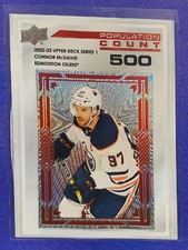 2022-23 Upper Deck Series 1 Population Count 500 Connor McDavid #PC-14