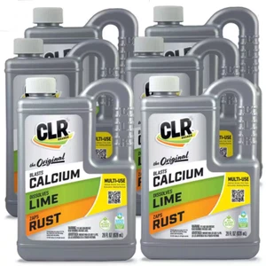 6-Pack Calcium CLR Lime Rust Limescale Stain Remover Cleaner 28 Oz. - Picture 1 of 12