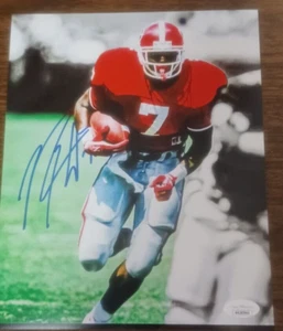 Rodney Hampton Autographed Signed 8x10 Photo Georgia JSA COA - Picture 1 of 2