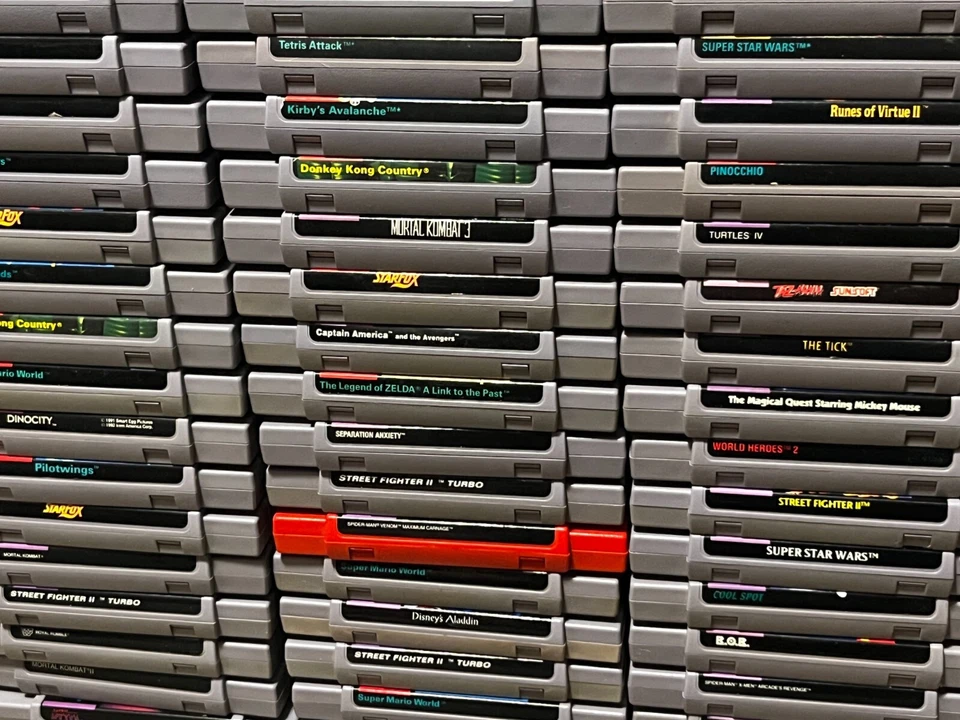 Super Nintendo Snes Original OEM Authentic *Pick Your Game* Cart Only Tested - Image 1 of 1