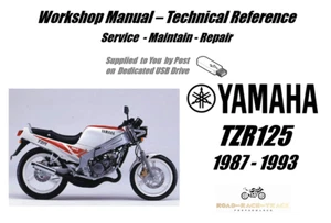 Yamaha TZR125 TZR 125 Service Repair Workshop Manual USB   1987 - 1993 - Picture 1 of 9