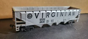 CH9B HO Scale Train Car VIRGINIAN VGN 2610 4 BAY HOPPER KNUCKLERS AAAAA - Picture 1 of 1