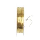 Ribbon Roll 22 M Metal Wire For Jewelry Making Project 0.3 Mm- Golden