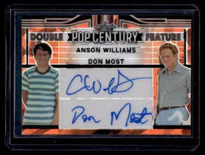 2023 Leaf Pop Century Auto Dual Auto orange Kristalle Anson Williams Don Most 2/5 - Bild 1 von 2