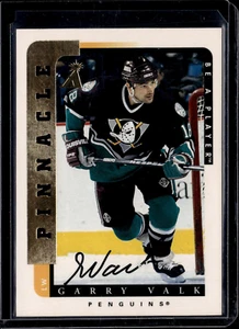 1996-97 Pinnacle Be A Player #155 Garry Valk Auto Pittsburgh Penguins NR-MINT - Picture 1 of 2