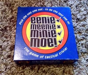 EENIE MEENIE MINIE MOE! TACTICAL TRIVIA GAME COMPLETE SEALED CARDS FUN TIME - Picture 1 of 4