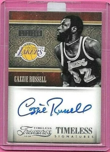 CAZZIE RUSSELL '13-14 TIMELESS TREASURES TIMELESS SIGNATURES CERTIFIED AUTOGRAPH - Picture 1 of 1