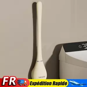 WC Cleaner Brush Deep Cleaner with Base Toilet Brush Wall-Mounted WC Accessories - Bild 1 von 15