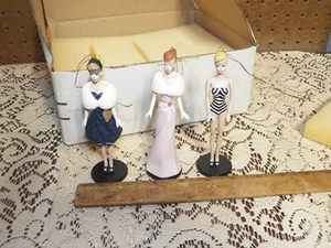 1996 ASHTON DRAKE Barbie Ornaments Set #93621 in Original Box - MIB - Picture 1 of 6