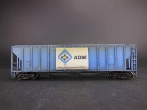 HO SCALE CUSTOM WEATHERED TTLDX 3109 ARCHER DANIELS MIDLAND COVERED HOPPER - Picture 1 of 6