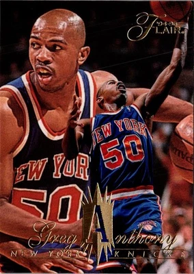 1994 Flair Greg Anthony #270 New York Knicks Basketball Card - Image 1 of 2