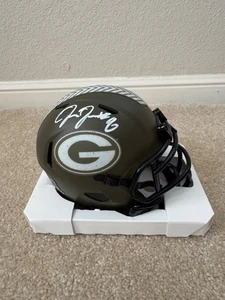 Josh Jacobs Green Bay Packers STS Speed Mini Helm Beckett Witness COA - Bild 1 von 5