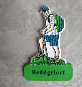 Beddgelert Wales Fridge Magnet Walker Hiker Travel Tourism - Picture 1 of 2