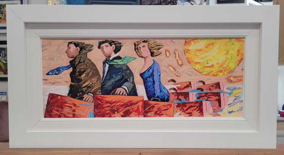 Giampaolo Talani  Serigrafia Cercatori di conchiglie Pop casa arte quadri - Immagine 1 di 1