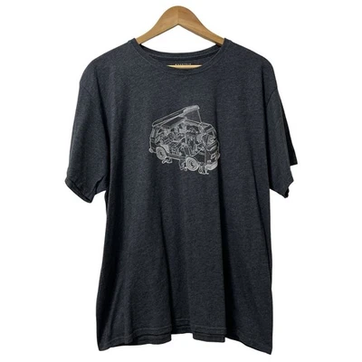 Mountain Hardwear Mens Volkswagen Bus Kombi Graphic Cotton T Shirt Size XL Gray - Image 1 of 4